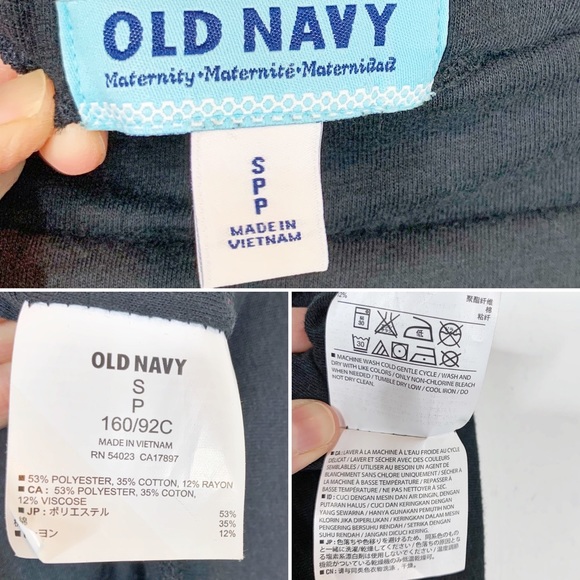 OLD NAVY maternity pencil skirt black side ruching - Picture 5 of 5